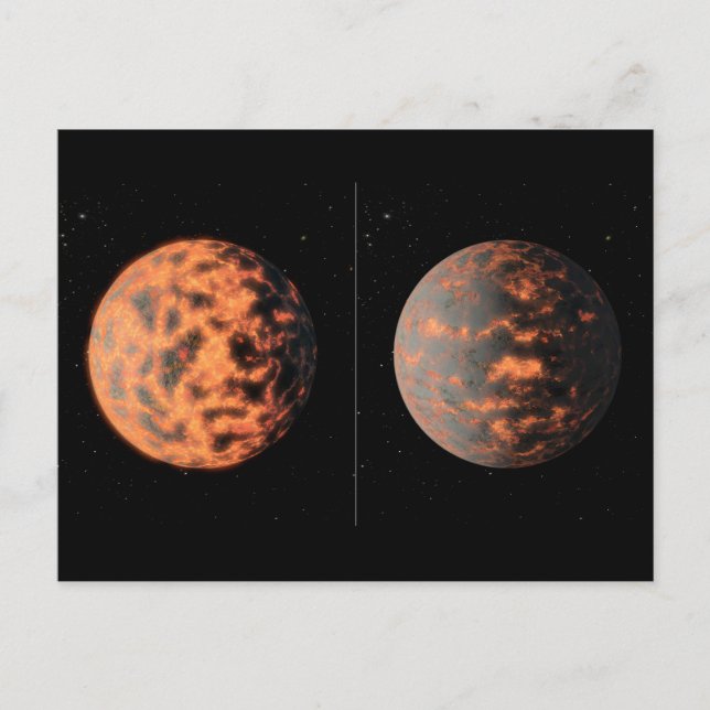 Toppen-Earth 55 Cancri E Vykort (Framsida)
