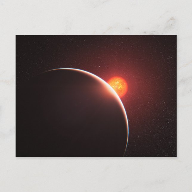 Toppen-Earth Exoplanet Space Art Vykort (Framsida)