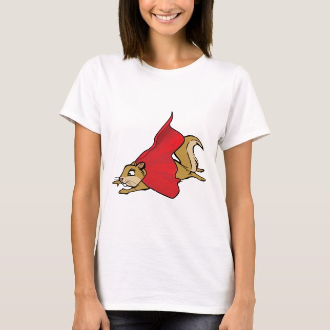 Toppen ekorre för flyg tee shirt (Framsida)