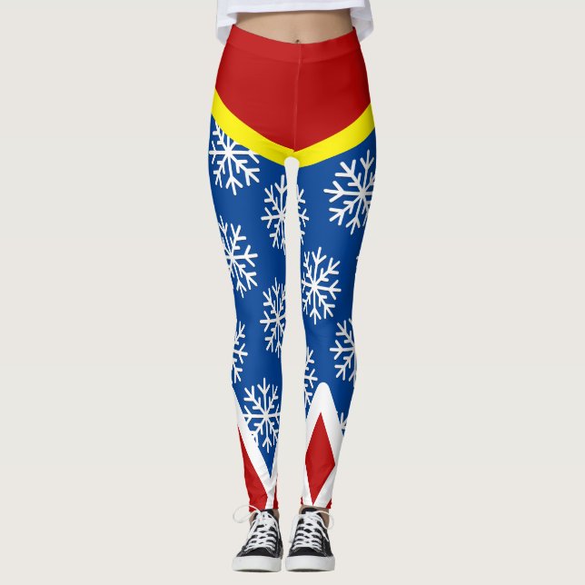 TOPPEN ELF!Snöflingor Leggings (Framsida)