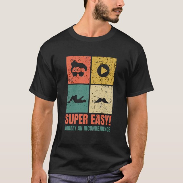 Toppen - enkelt en olämplig filmrant-Roligt T Shirt (Framsida)