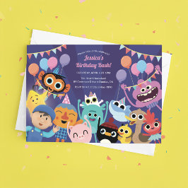 Toppen Enkla tecken Festive Birthday Inbjudningar