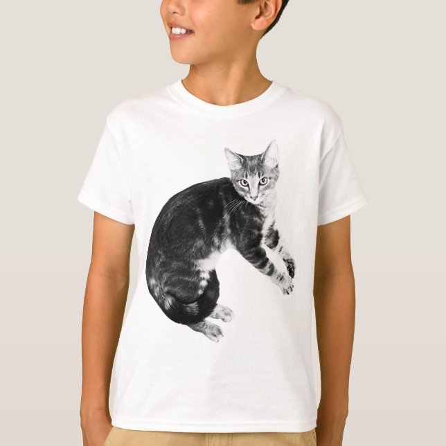 Toppen enorm kattskjorta t shirt (Framsida)