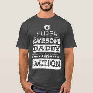 Toppen enorm pappa i mörk för handling tee shirt