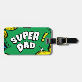 "Toppen" Färgkonst för Tecknad Bok Bagagebricka