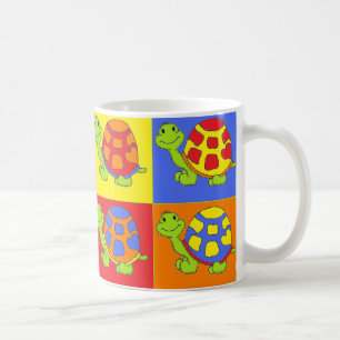 Toppen färgstark kaffemugg