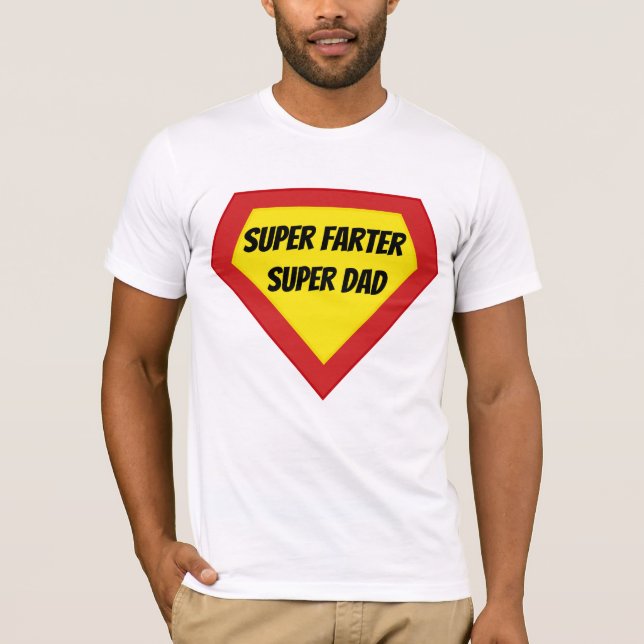 Toppen Farter Toppen Pappa T Shirt (Framsida)
