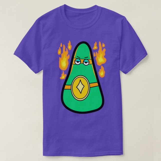 Toppen fire avocado Classic TShirt T Shirt (Design framsida)