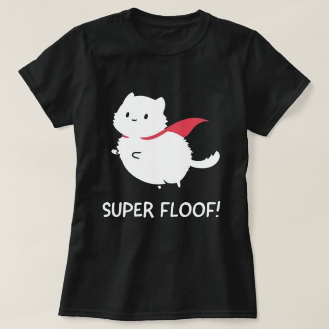 Toppen Floof Shirt, Toppen Fluffy T Shirt (Design framsida)