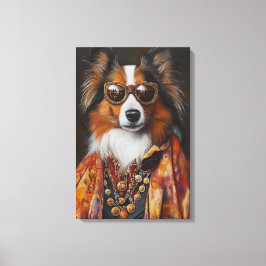 Toppen Fly Shetland Sheepdog | Sheltie Canvastryck