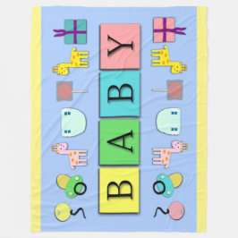 Toppen för Blanket/för baby för Fleecefilt