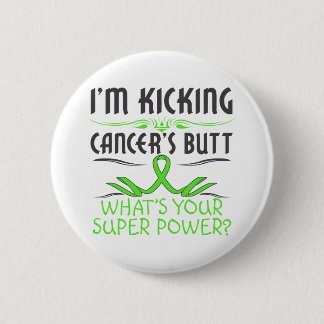 Toppen för lymfom Kicking Cancer Butt Knapp