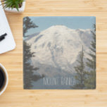 Toppen för Rainier Snowy Stenunderlägg<br><div class="desc">Skydda bord överst från vatten-märken och fläckar med den här stendrycken Coaster med kork som har en scenbild av snö täckt av berget Rainier,  den högsta toppen av Cascadbergen i nordvästra Stilla havet. Markera din underlägg sten stil.</div>