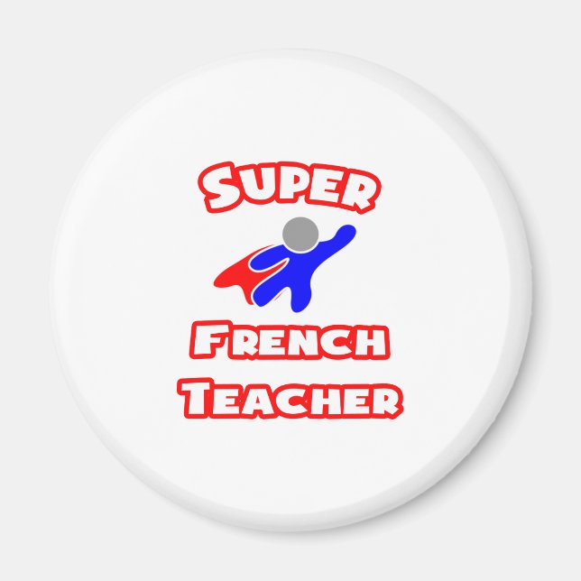 Toppen Fransk Lärare Magnet (Framsidan)