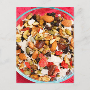 Toppen Fruit och Nöt Mix Vykort
