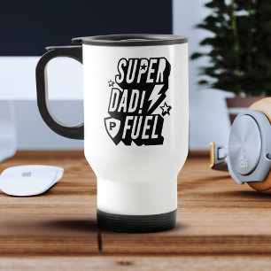 Toppen Fuel SuperPappa Roligt Tecknad Anpassningsb Resemugg