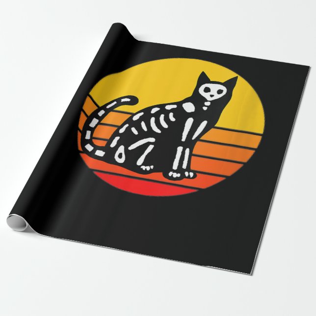 Toppen Funny Scary Black Widow Spider Halloween Presentpapper (Utrullad)