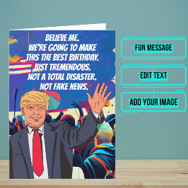 Toppen Funny Trumpisms Birthday Card Kort