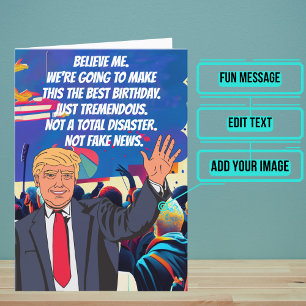 Toppen Funny Trumpisms Birthday Card Kort