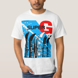 Toppen-G skidar den vintersportSnowblade T-tröja T Shirt