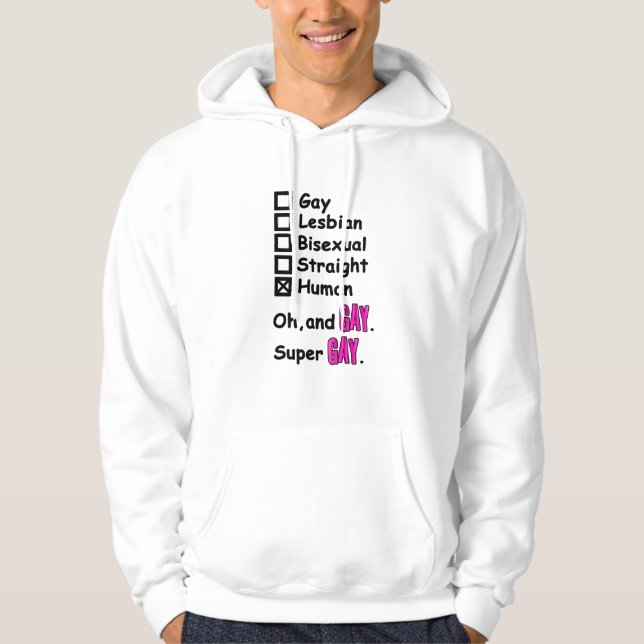 Toppen Gay Hoodie (Framsida)