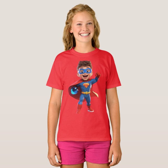 "Toppen Genius: Hero of Intelligence" T Shirt (Hel framsida)