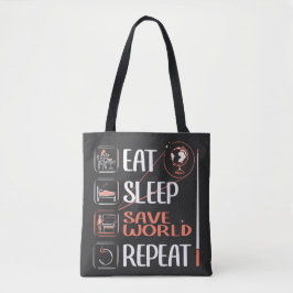 Toppen Geography Teacher Saves World Tack Gift Tygkasse