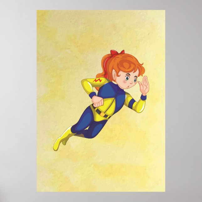Toppen Girl Power Poster - Roligt Kids Factory (Framsidan)