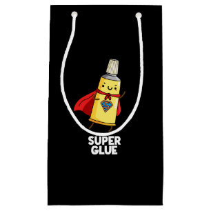 Toppen Glue Funny Toppen Hero Pun Mörk BG