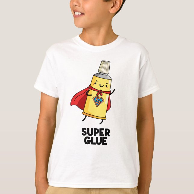 Toppen Glue Funny Toppen Hero Pun T Shirt (Framsida)