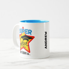 Toppen Grad Logotyp-redigerbart foto-Namn år Två-Tonad Mugg