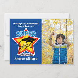 Toppen Grad Party-Personalize Text,Foto,Färg Inbjudningar