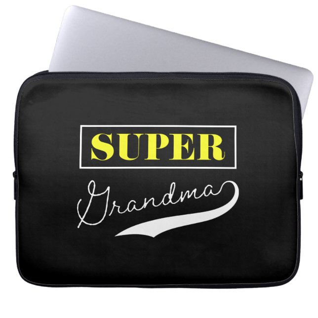 Toppen Grandma Electronics Bag Laptop Fodral (Framsidan)