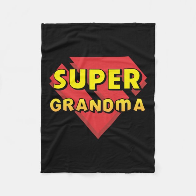 Toppen Grandma Fleecefilt (Framsidan)