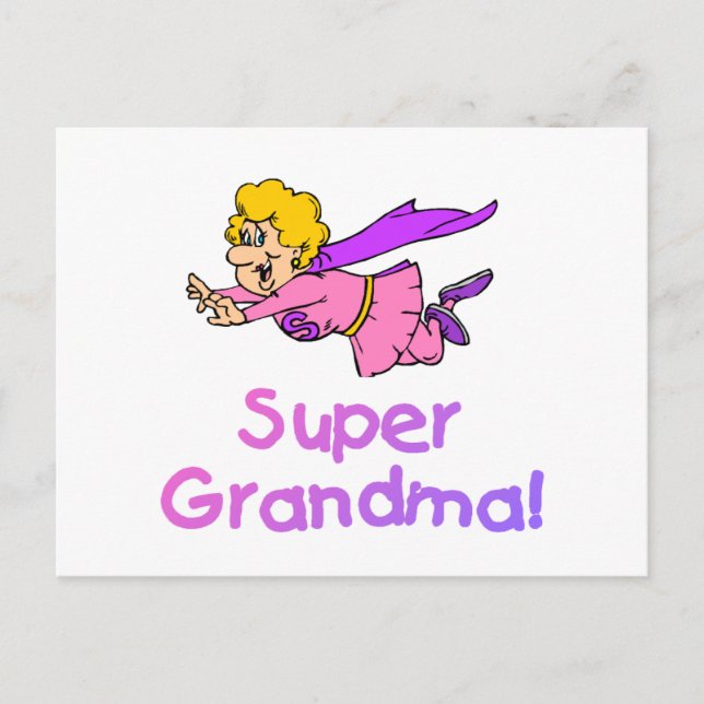 Toppen Grandma (Flygande) Vykort (Framsida)