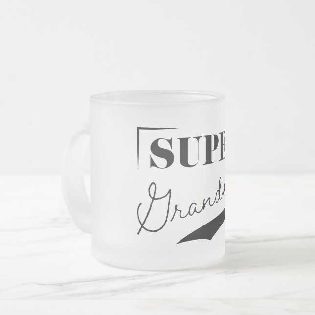 Toppen Grandma Frostad Glasmugg (Framsida vänster)