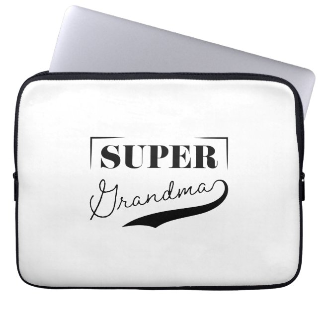 Toppen Grandma Laptop Fodral (Framsidan)