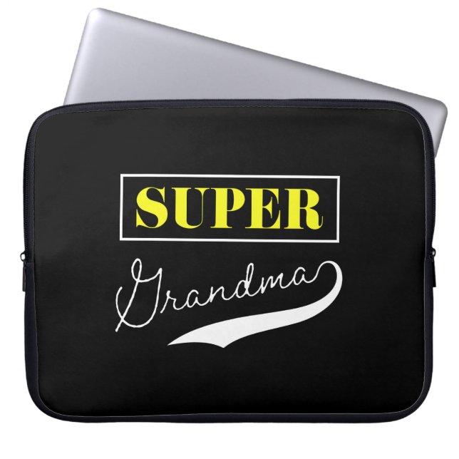 Toppen Grandma Laptop Fodral (Framsidan)