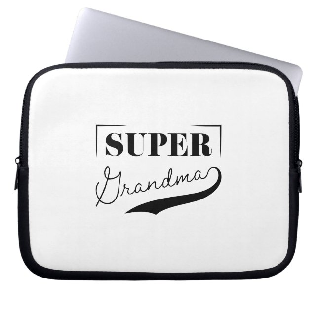 Toppen Grandma Laptop Fodral (Framsidan)