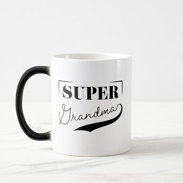 Toppen Grandma Magisk Mugg (Vänster)