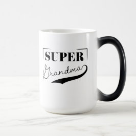 Toppen Grandma Magisk Mugg