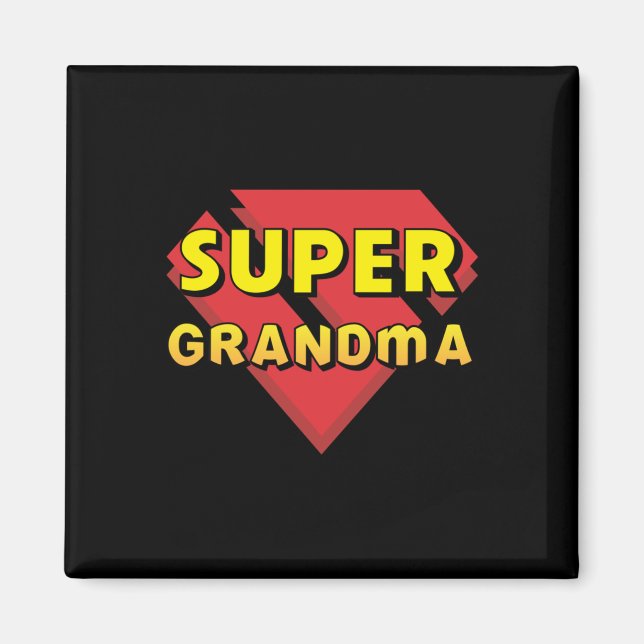 Toppen Grandma Magnet (Framsidan)