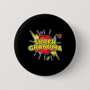 Toppen Grandma Superassistance - Grandma Mors dag Knapp