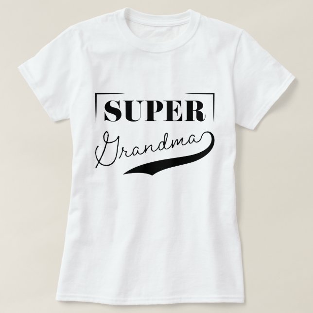 Toppen Grandma T Shirt (Design framsida)