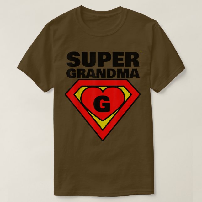 Toppen Grandma  T Shirt (Design framsida)