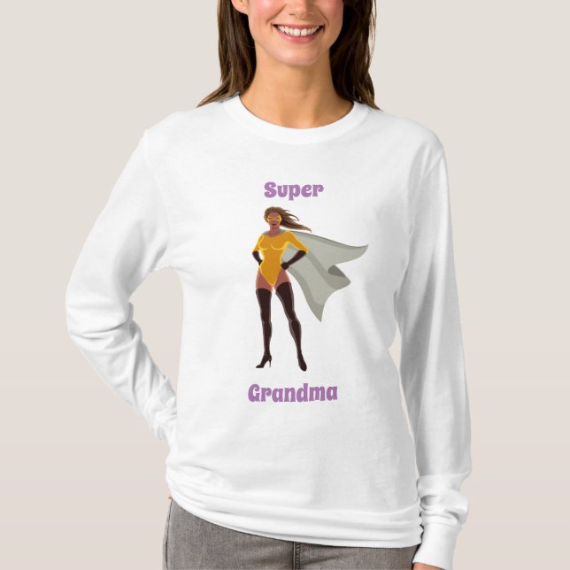 Toppen Grandma T Shirt (Framsida)