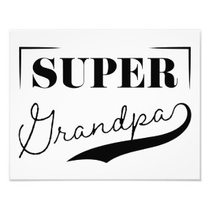 Toppen Grandpa Fototryck