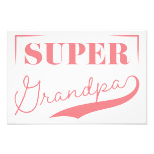 Toppen Grandpa Fototryck