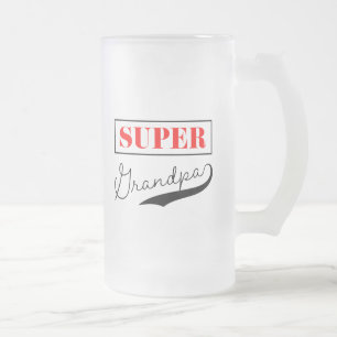 Toppen Grandpa Frostat Ölglas