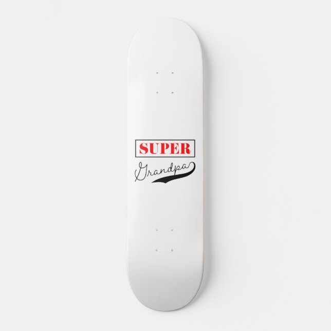 Toppen Grandpa Mini Skateboard Bräda 18,5 Cm (Framsida)